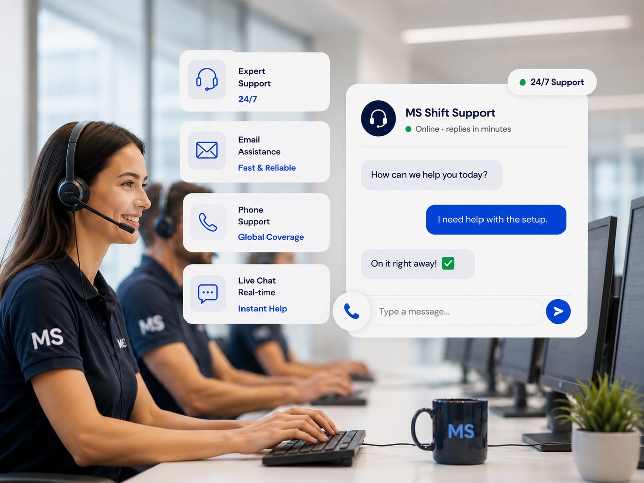 MS SHIFT global support team